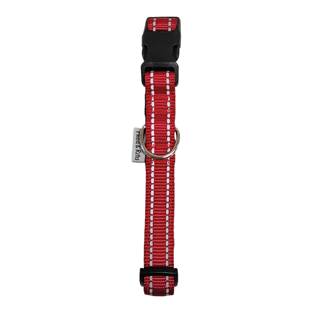 Fred & Rita – Collar Fred & Rita para perros reflectante. Rojo