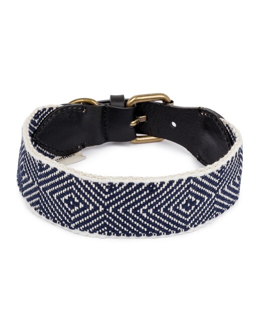 Imagen 2 de Collar Buddys para perros Capri Party Night Beige / Azul marino
