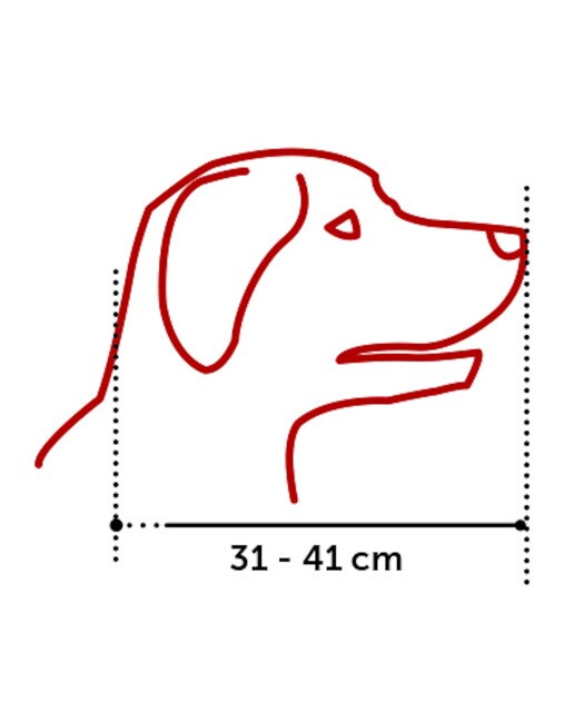 Bozal Flamingo para perros Silas Negro-4