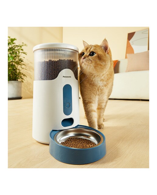 Comedero inteligente Panasonic para gatos y perros Blanco-4