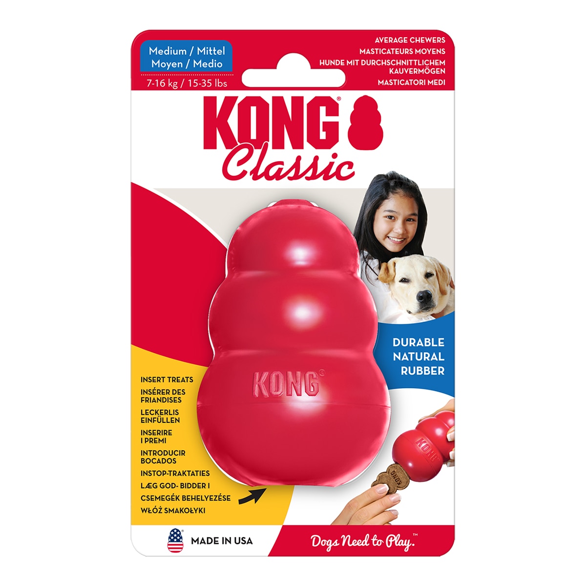 Kong - Juguete Kong para perros Classic.