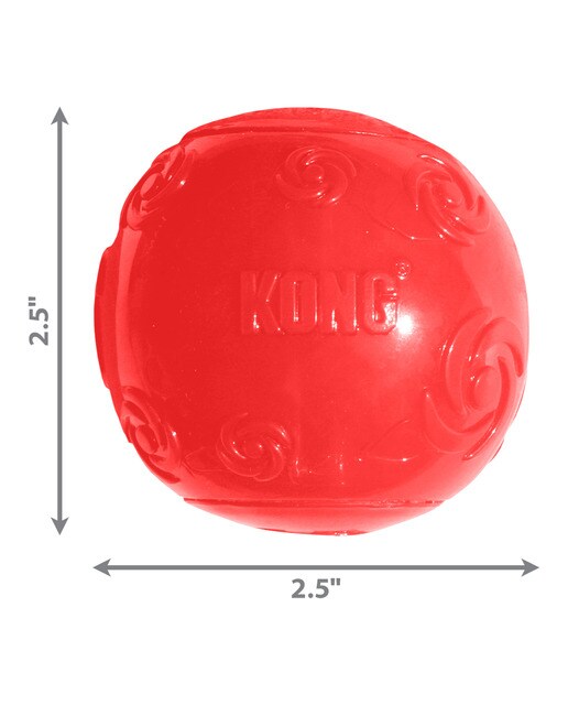 Juguete Kong para perros Squeezz Pelota Azul-2