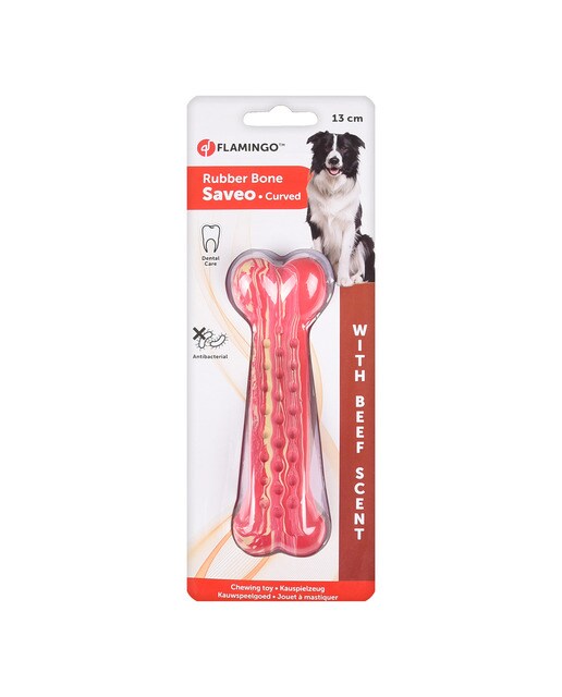 Flamingo - Hueso para perros Flamingo aroma ternera