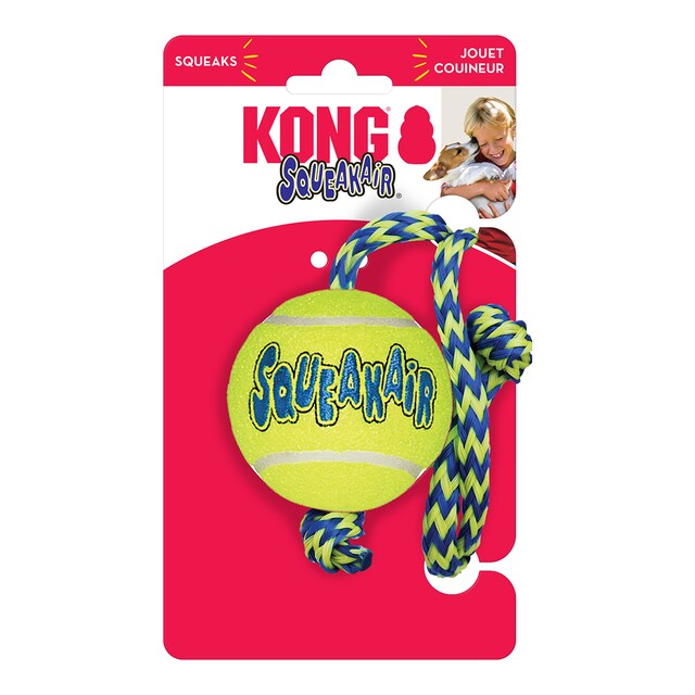 Juguete Kong para perros Airkong pelota con cuerda