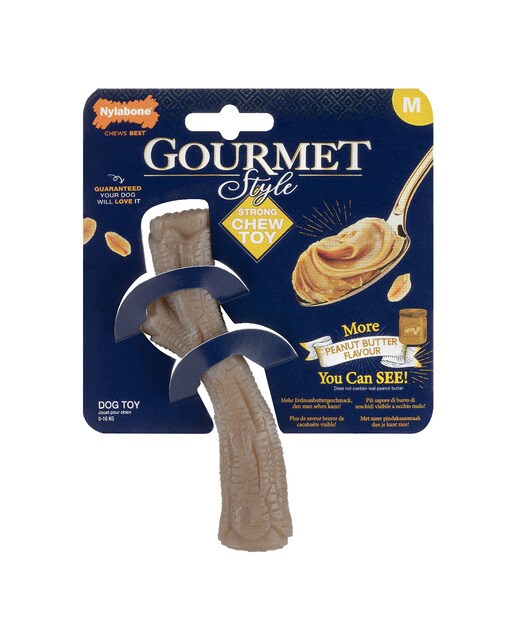 Stick para perros Gourmet Style Nylabone cacahuete 2