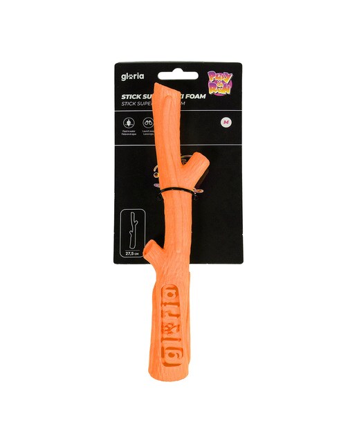 Imagen 2 de Juguete Gloria para perros stick Super Flexi Play & Run Naranja
