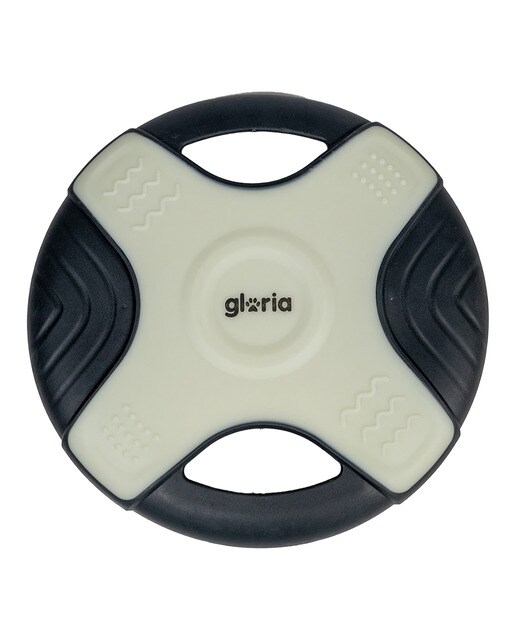 Gloria - Frisbee Gloria para perros brillo en la oscuridad Easy Catch Play and Run