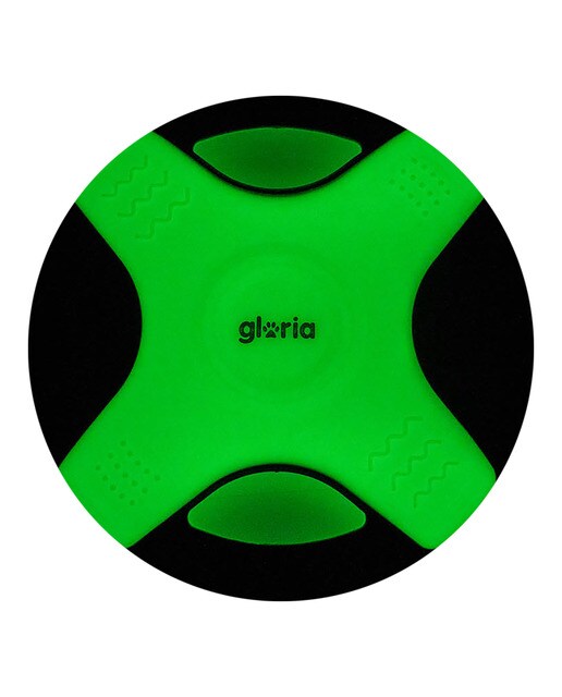 Frisbee Gloria para perros brillo en la oscuridad Easy Catch Play and Run 2