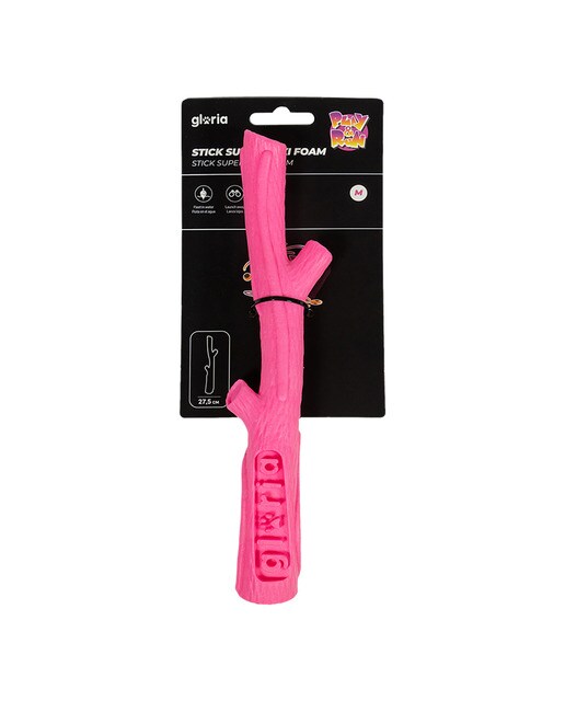 Imagen 2 de Juguete Gloria para perros stick Super Flexi Play & Run Rosa