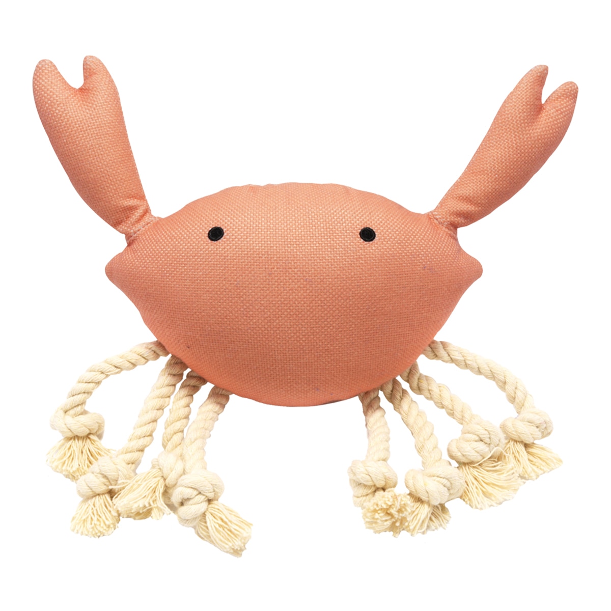 Fred & Rita – Juguete para perros Fred & Rita cangrejo. Salmón Talla Única