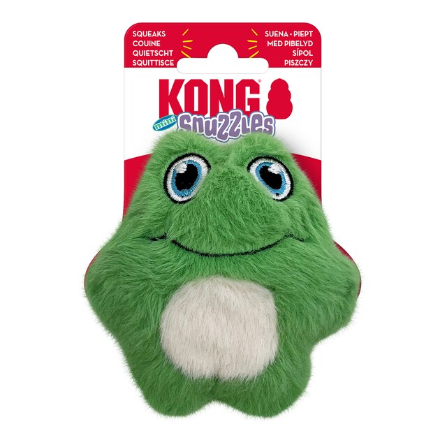 Juguete Snuzzles Mini Frog para perros Kong