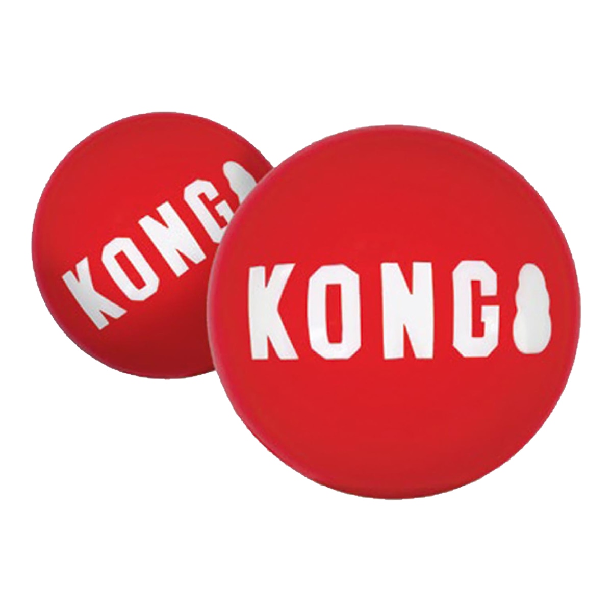 Juguete Kong para perros pelota Signature 2 uds Rojo-2