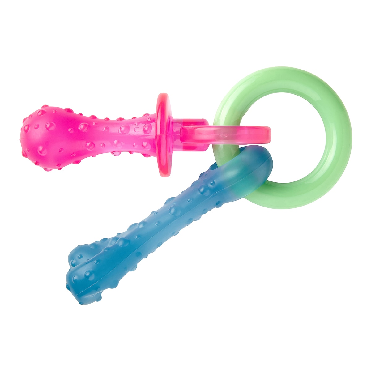 Juguete mordedor Nylabone para perros chupete y hueso Multicolor-2