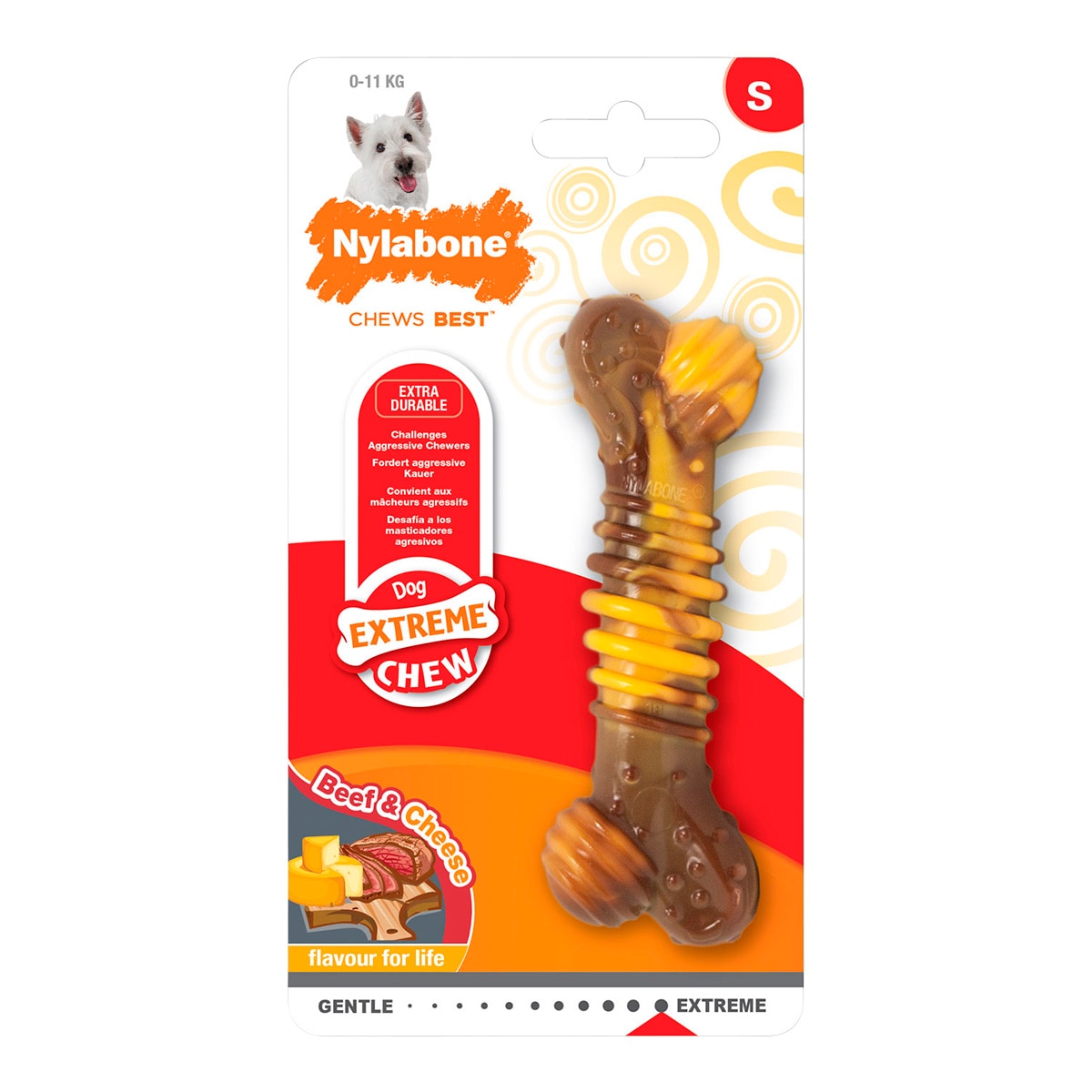 Imagen 1 de Juguete para perros Dura Chew sabor queso Nylabone