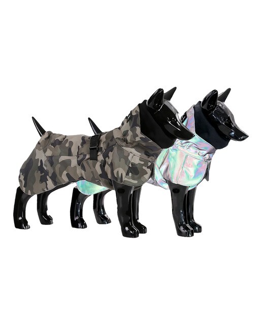 Paikka - Impermeable Paikka para perros reflectante camuflaje