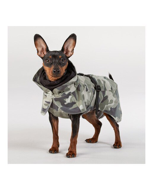 Impermeable Paikka para perros reflectante camuflaje Estampado-5