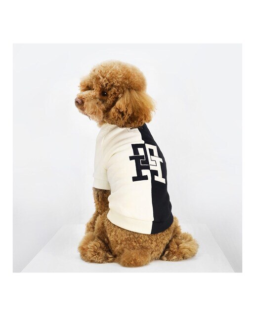 Jersey Tommy Hilfiger para perros Azul / Blanco-4