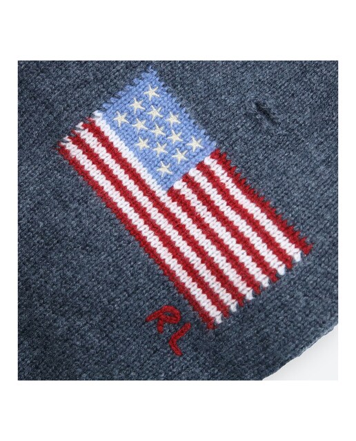 Jersey Ralph Lauren para perros bandera Gris-3