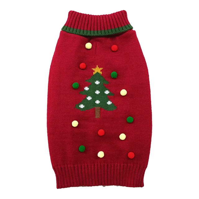 Jersey Fred & Rita para perros árbol de Navidad