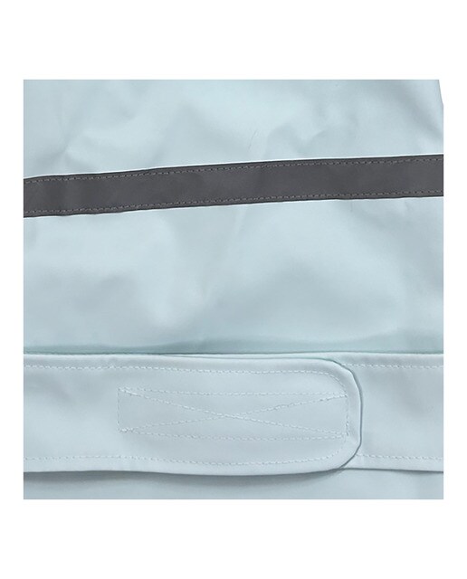 Abrigo impermeable con capucha Fred & Rita para perros Azul claro-2