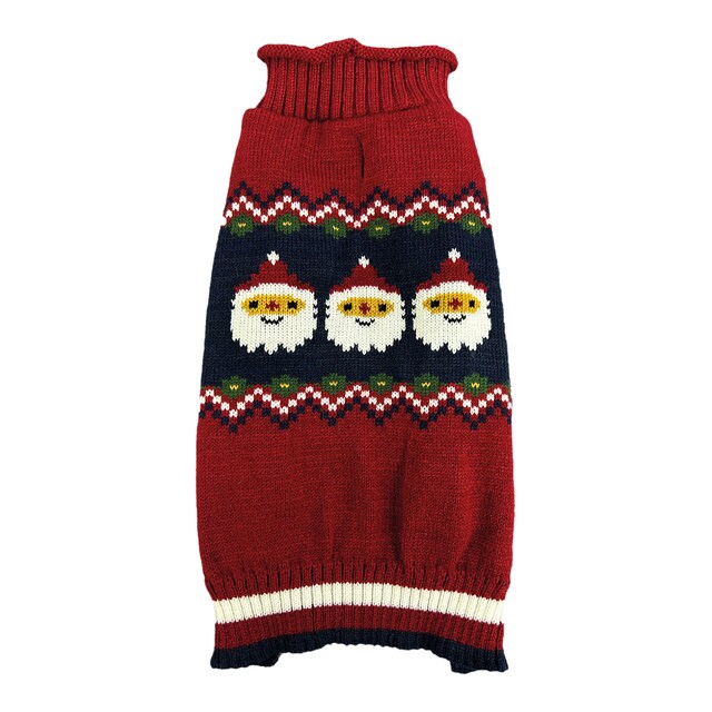 Jersey Fred & Rita para perros greca Papá Noel de color rojo