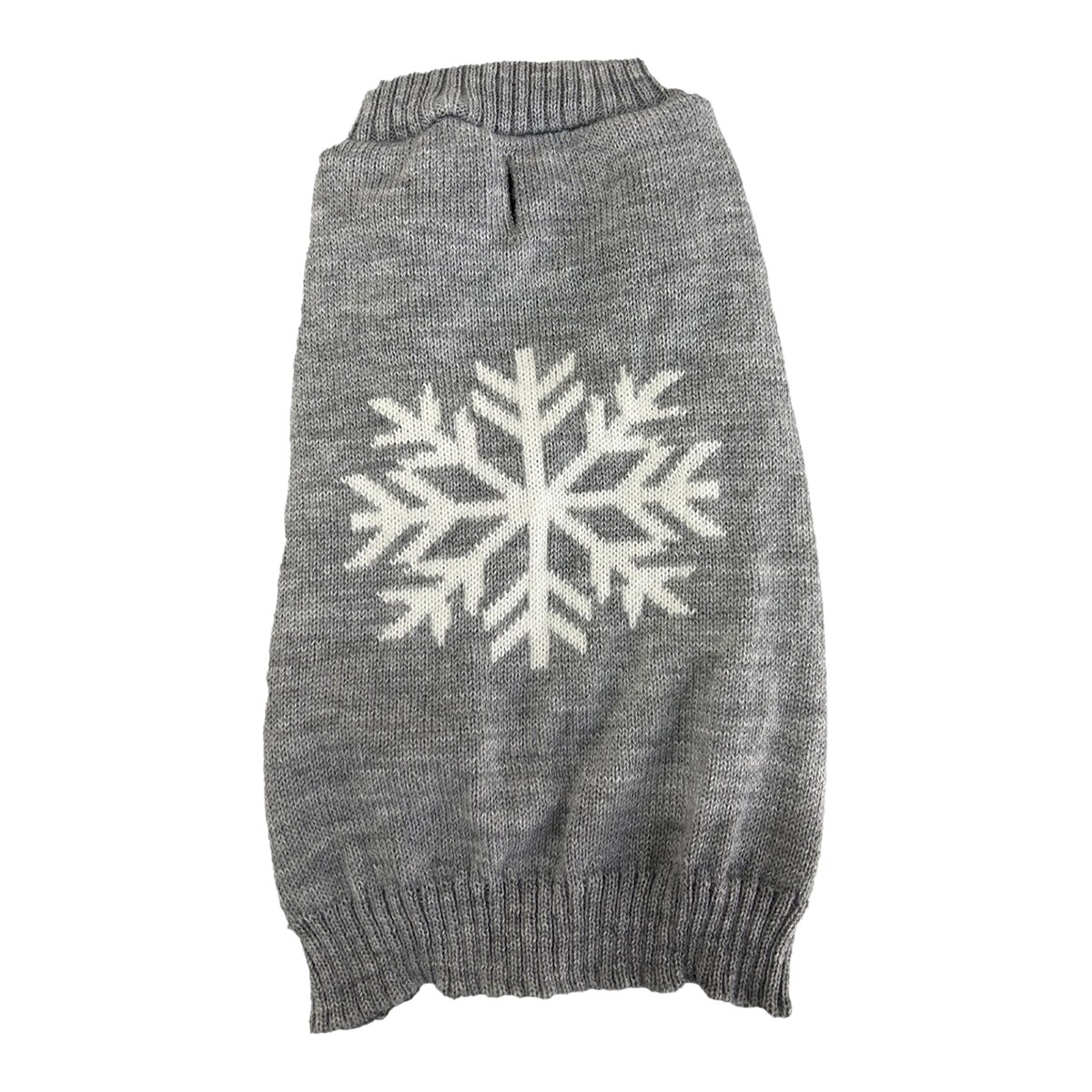 Fred & Rita – Jersey Fred & Rita para perros gris con copo de nieve. Talla M