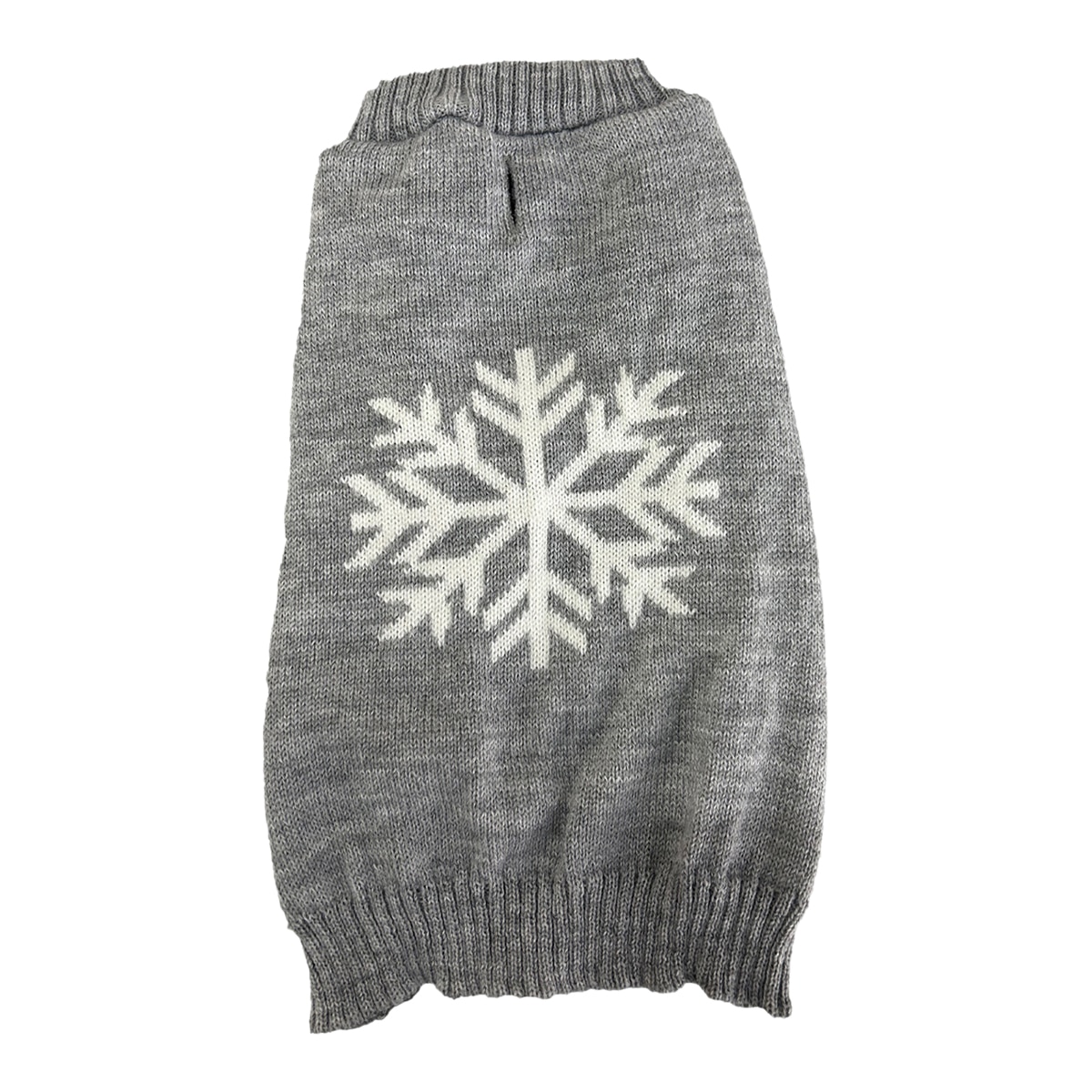 Fred & Rita – Jersey Fred & Rita para perros gris con copo de nieve. L