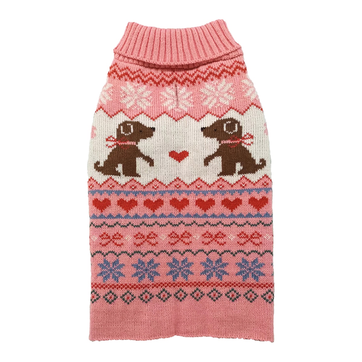 Fred & Rita – Jersey Fred & Rita para perros greca y perritos color rosa. Estampado