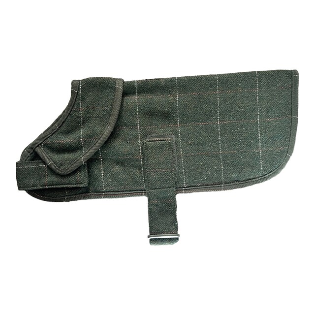 Abrigo Fred & Rita para perros colección tweed verde