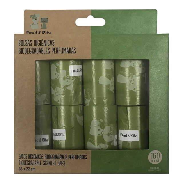 Bolsas higiénicas Fred & Rita biodegradables 8 rollos