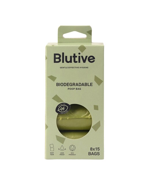 Blutive - Bolsas higiénicas Blutive biodegradables 8 rollos