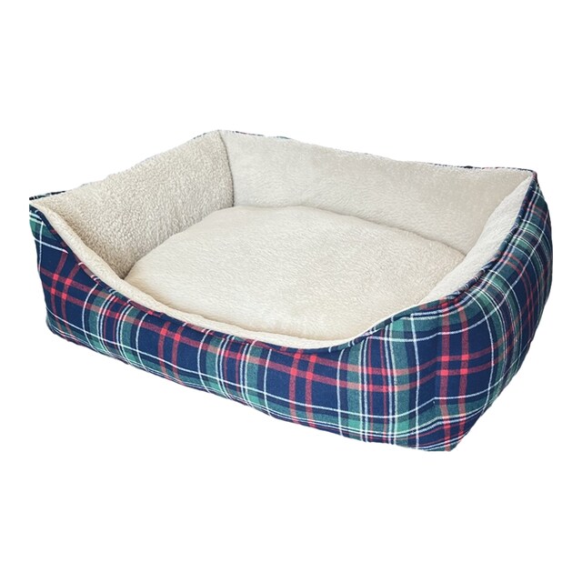 Cama Fred & Rita para perros y gatos colección Mckenzie estampado cuadros