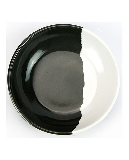 Plato Tar Hong para perros y gatos Dual Gris / Blanco-2
