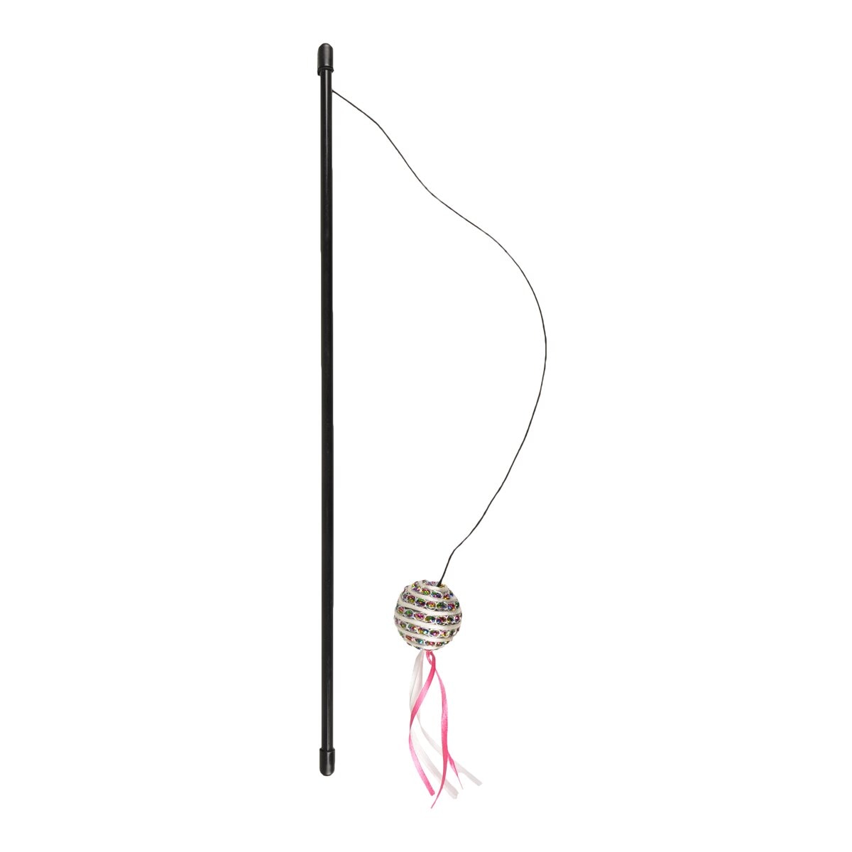 Juguete Flamingo para gatos caña con pelota Surtido-3