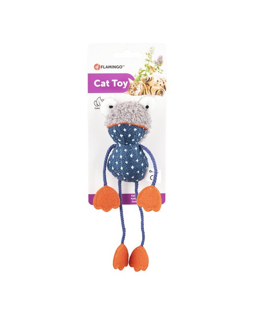 Juguete Flamingo para perros rana Floera Azul-2