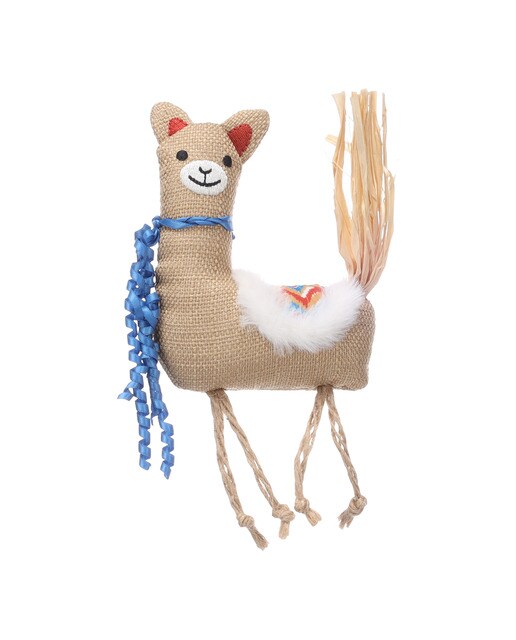 Imagen 2 de Juguete Flamingo para gatos Robla alpaca Marrón