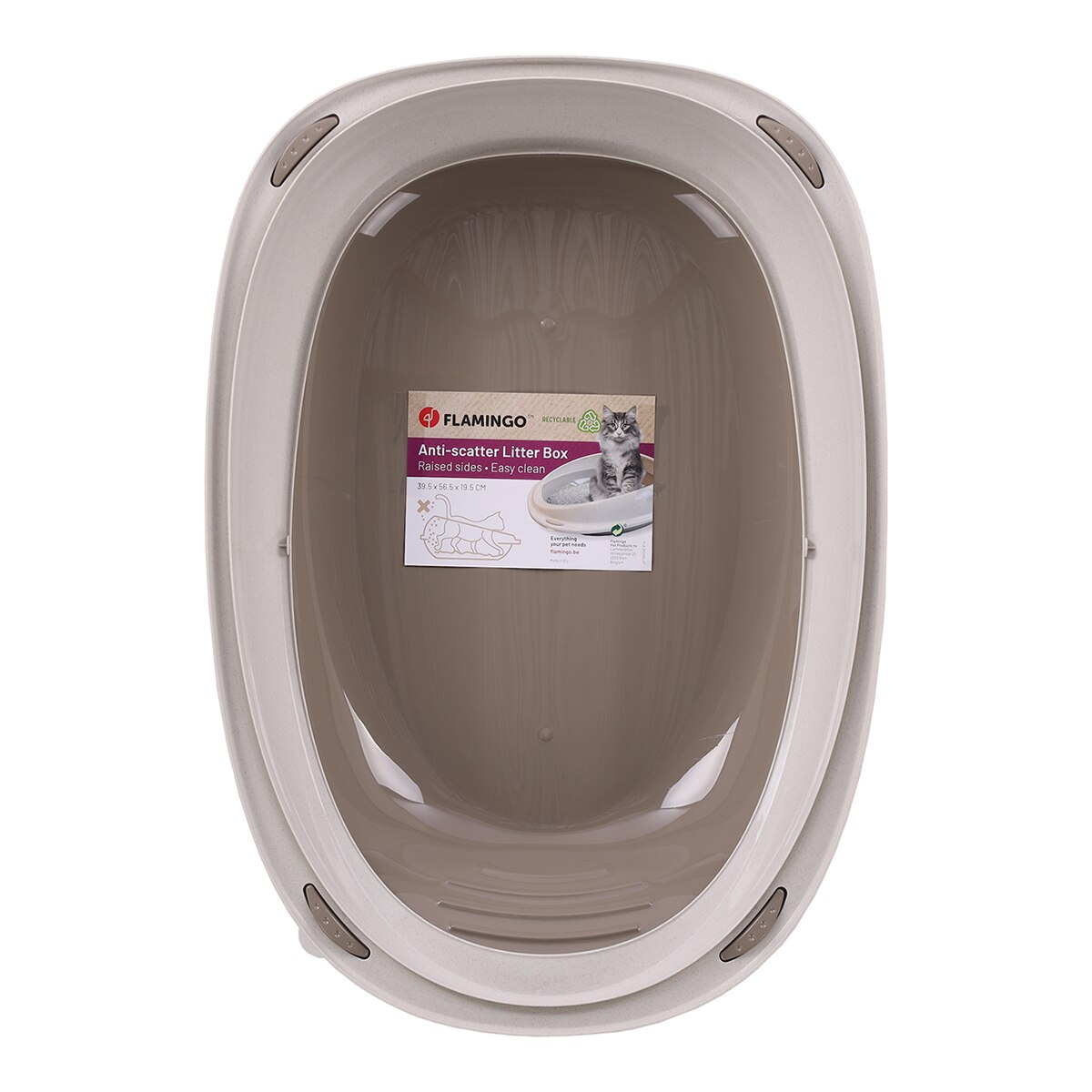 Flamingo – Arenero Flamingo para gatos Jota. Topo