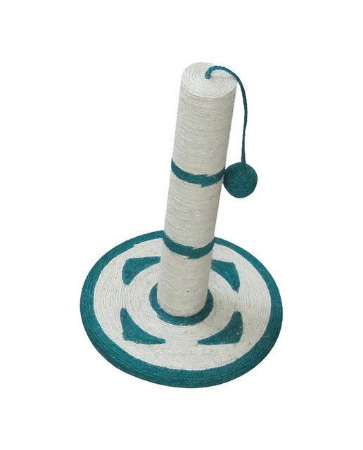 Fred & Rita - Rascador Fred & Rita para gatos sisal blanco y verde