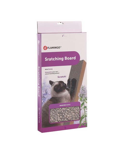 Tabla rascador Flamingo para gatos Mawimbi Marrón-2