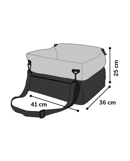 Asiento para coche Flamingo Ula Negro / Gris-3