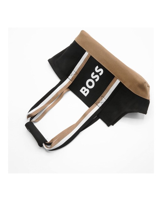 Bolso Hugo Boss para perros lona Negro-2
