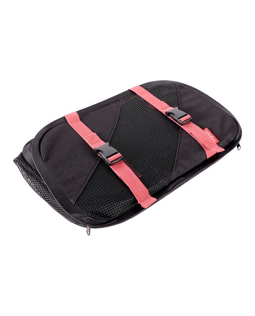 Imagen 4 de Bolso transportín Ibiyaya para perros y gatos plegable Negro / Rojo