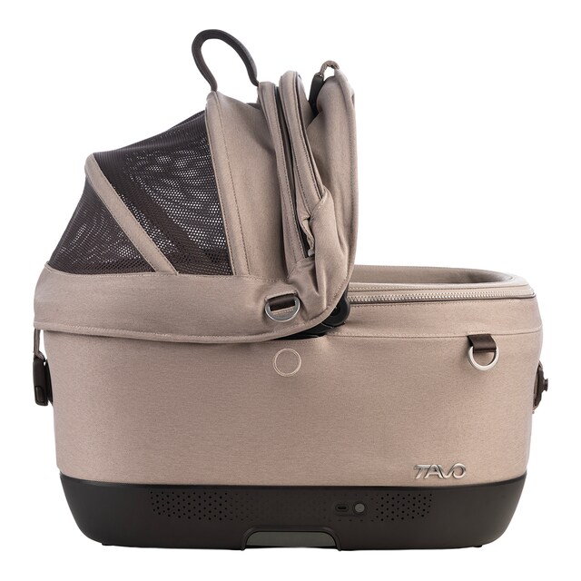 Transportín con sistema de protección para perros y gatos Tavo Pets Maeve iso5x Wind Fawn