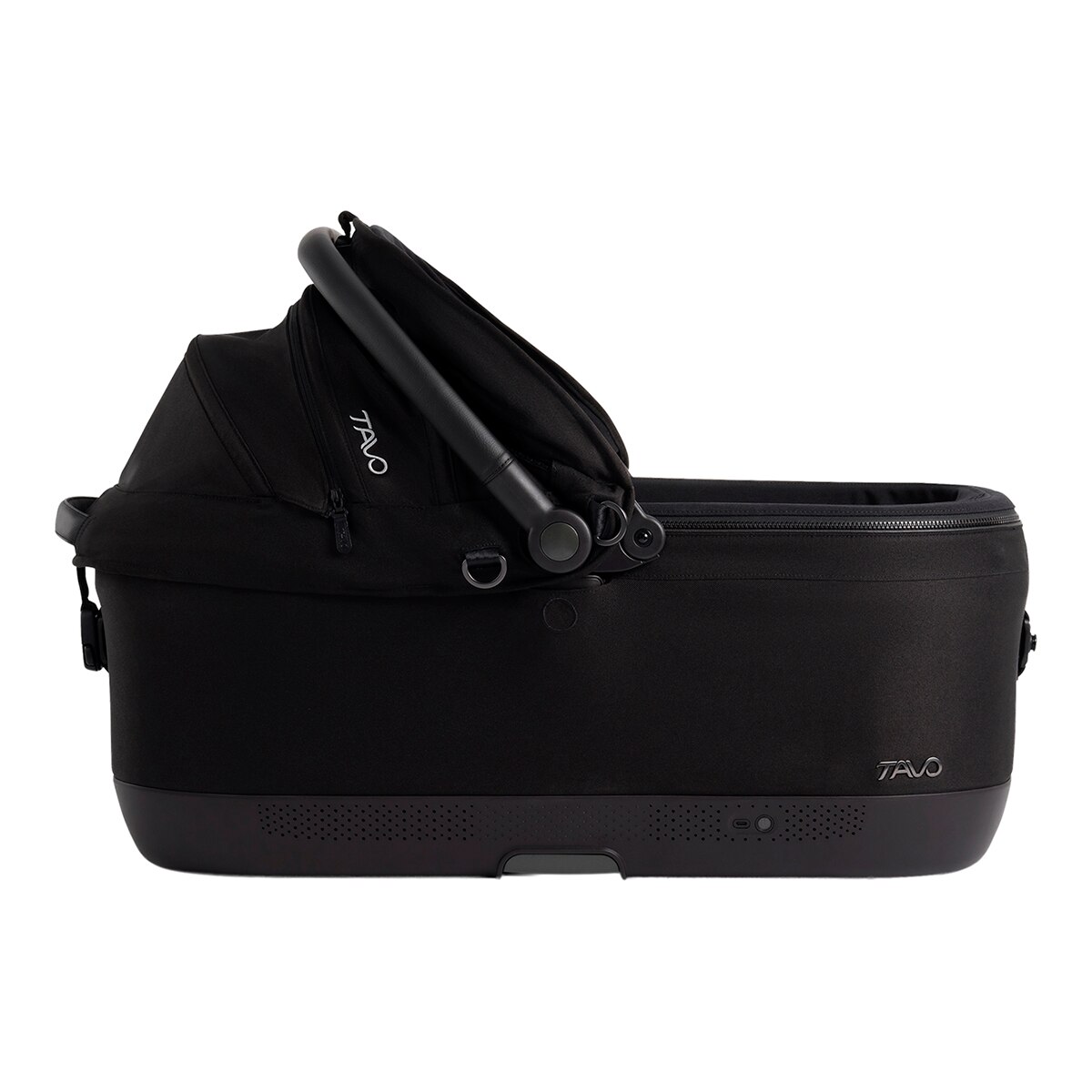 Transportín con sistema de protección para perros y gatos Tavo Pets Maeve Iso7x-r Wind Onyx Negro-1