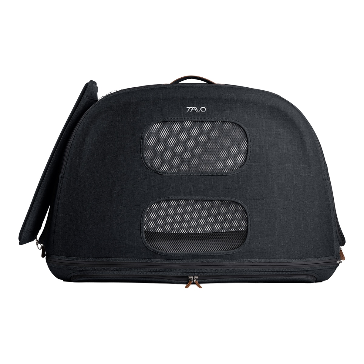 Imagen 4 de Transportín Tavo Pets para perros y gatos Crispin Negro