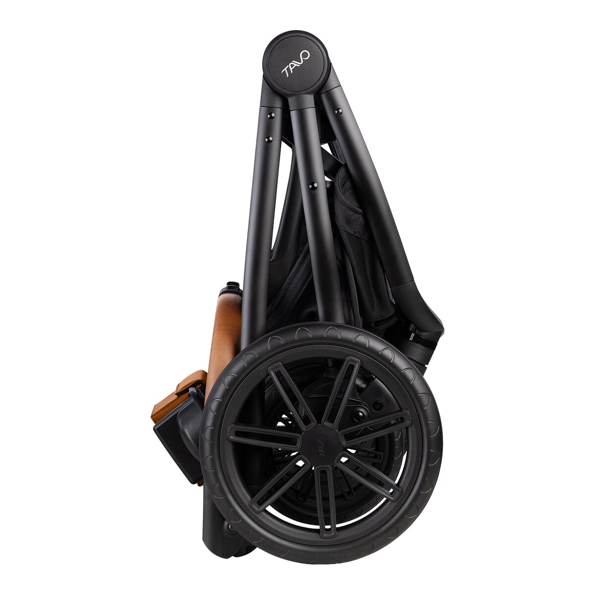 Imagen 2 de Chasis de cochecito para perros y gatos Tavo Pets Roscoe Trek Naranja