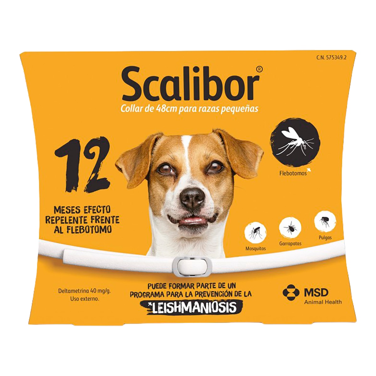 Scalibor - Scalibor 0,76 g collar para perros de razas pequeñas