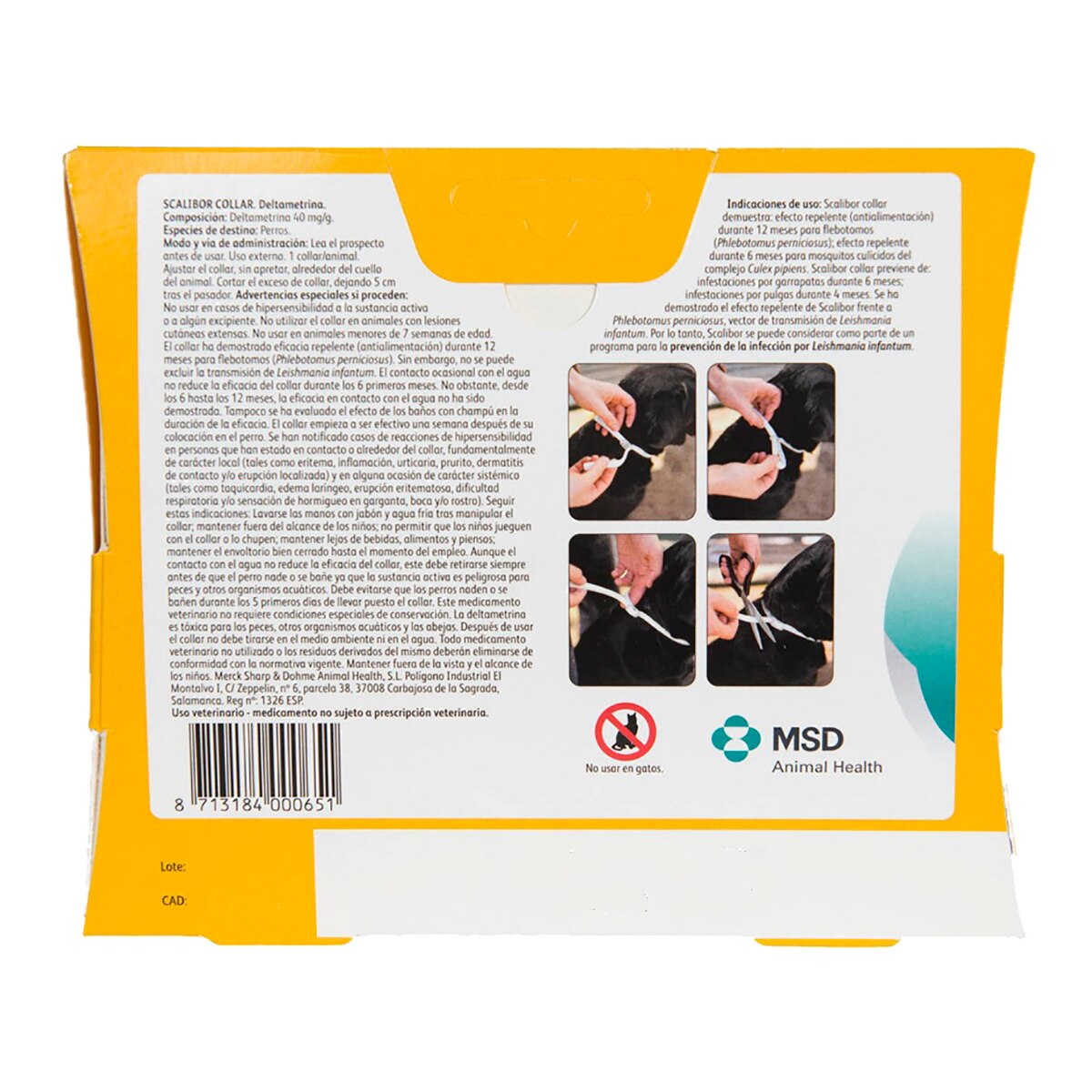 Scalibor 0,76 g collar para perros de razas pequeñas 2