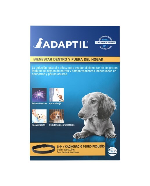 Collar antiestresante para perros cachorros y pequeños Adaptil