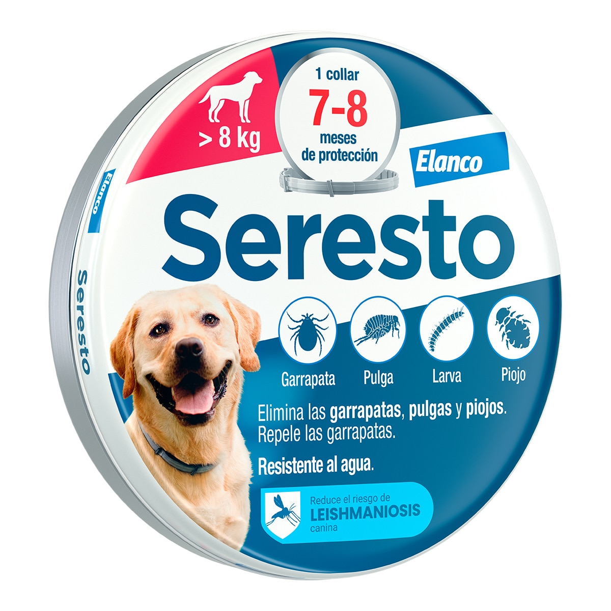 Seresto – Collar antiparásito Bayer Seresto para perros de más de 8 Kg 70 cm.